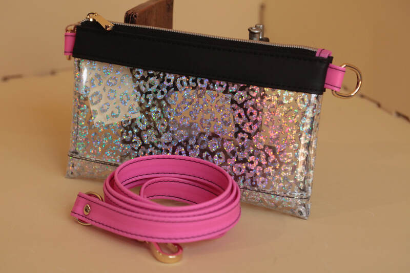 RTS Stadium Bag - Pink and Black Leopard