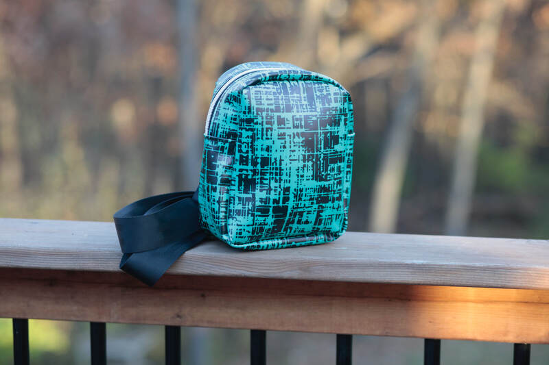 RTS Sling backpack - blue and black